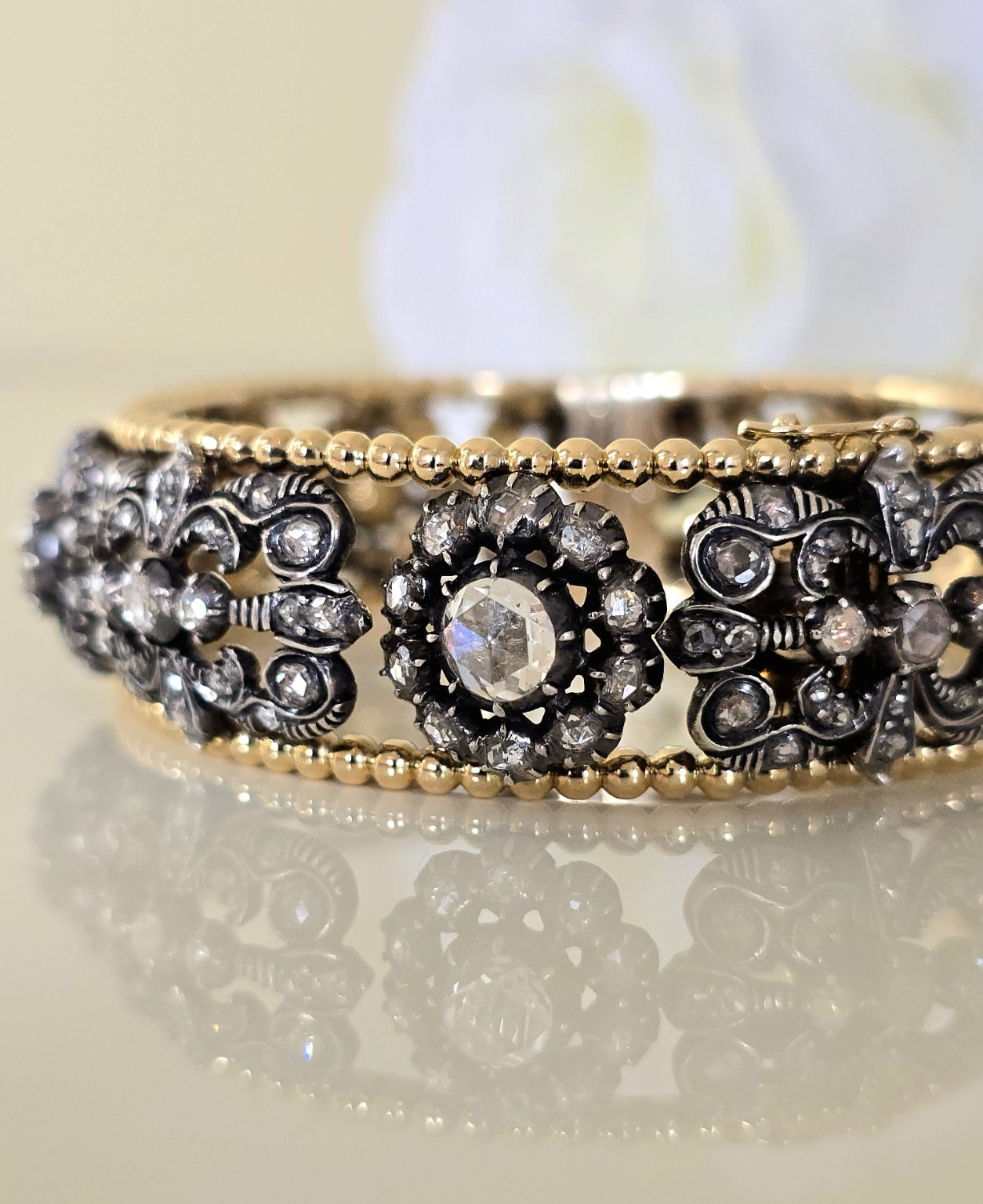 Antique diamond bracelet